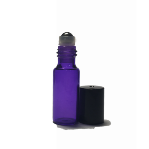5ml Purple Glass Roller Bottle