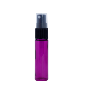 Petra 10ml Pink Glass Bottle with Fine Mist Spray Top