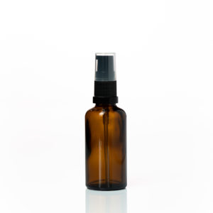 Euro 100ml Amber Bottle with Serum Pump Spray