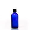 Euro 100ml Blue Bottle with Orifice Reducer and Black Cap