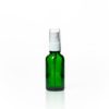Euro 30ml Green Glass Bottle with White Fine Mist Spray