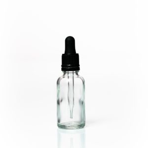 Euro 30ml Clear Bottle with Tampertel Dropper
