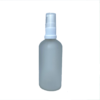 Euro 100ml Frosted Bottle with White Serum Pump Spray