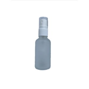 Euro 30ml Frosted Glass Bottle with White Fine Mist Spray