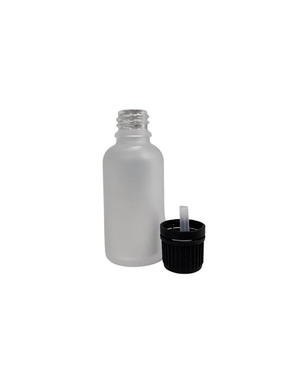 30ml frosted jar with Orifice reducer