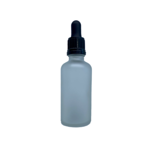 Euro 50ml Frosted Bottle with Tampertel Dropper