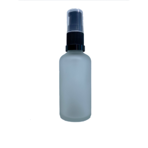 Euro 50ml Frosted Bottle with Serum Pump Spray