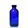 Boston 250ml Blue Bottle with Black Screw Cap