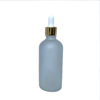 Euro 100ml Frosted Glass Bottle with Gold Dropper