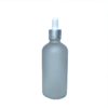 Euro 100ml Frosted Glass Bottle with Silver Dropper