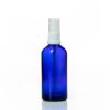 Euro 100ml Blue Bottle with White Serum Pump Spray