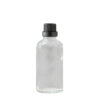 Euro 50ml Glass bottle with Tamper Black Cap