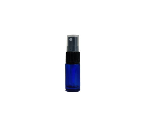 Petra 5ml Blue Glass Bottle with Fine Mist Spray Cap