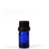 Euro 10ml Blue Bottle with Black Tamper Screw Cap