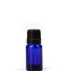 Euro 10ml Blue Bottle with Orifice Reducer & Black Cap