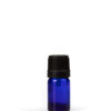 Euro 5ml Blue Bottle with Orifice Reducer & Black Cap