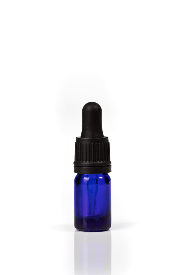 Euro 5ml Blue Bottle with Tamper Dropper