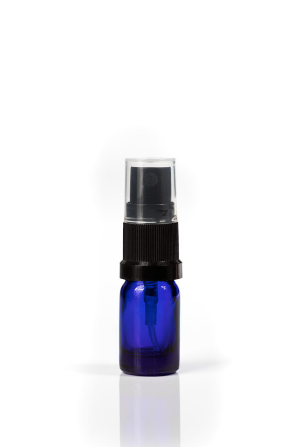 Euro 5ml Blue Bottle with Fine Mist Spray