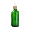 Euro 100ml Green Bottle with Gold Dropper