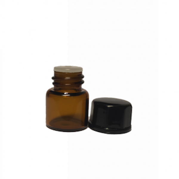 1ml Amber Glass Vial with Oriface reducer