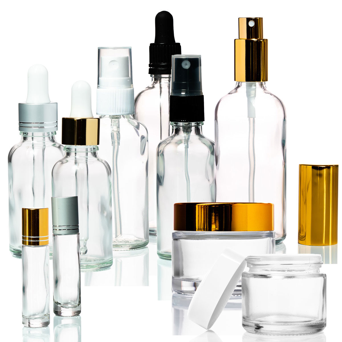 Clear-glass-bottle-range